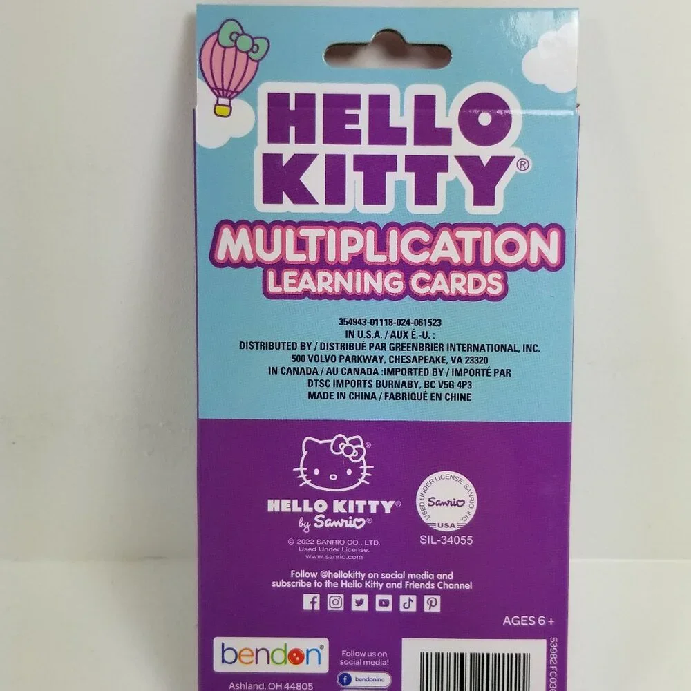 Hello Kitty Multiplication cads - Picture 4 of 9